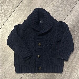 Janie and Jack Cozy Navy Kids Cardigan